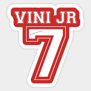 vini jr Sticker